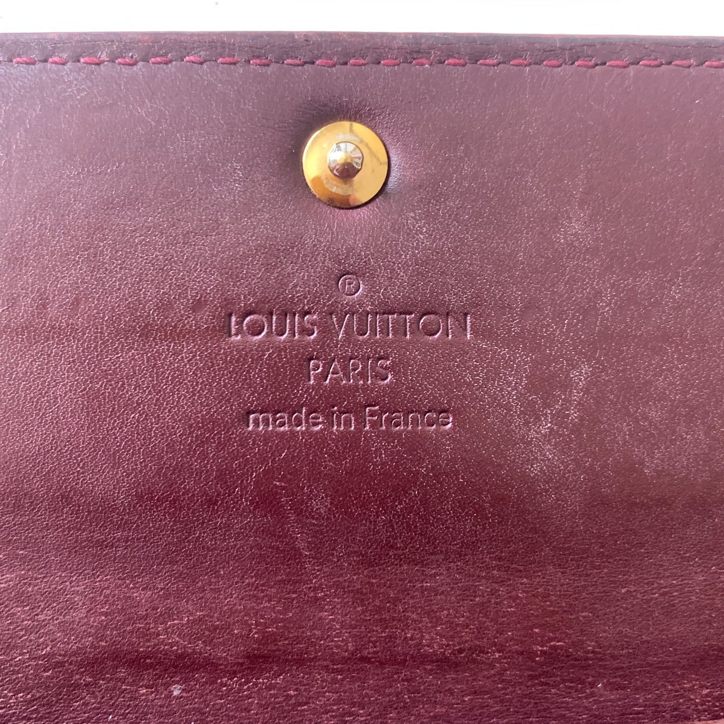 Louis Vuitton monogram vernis long wallet TS4111 Authentic with COA