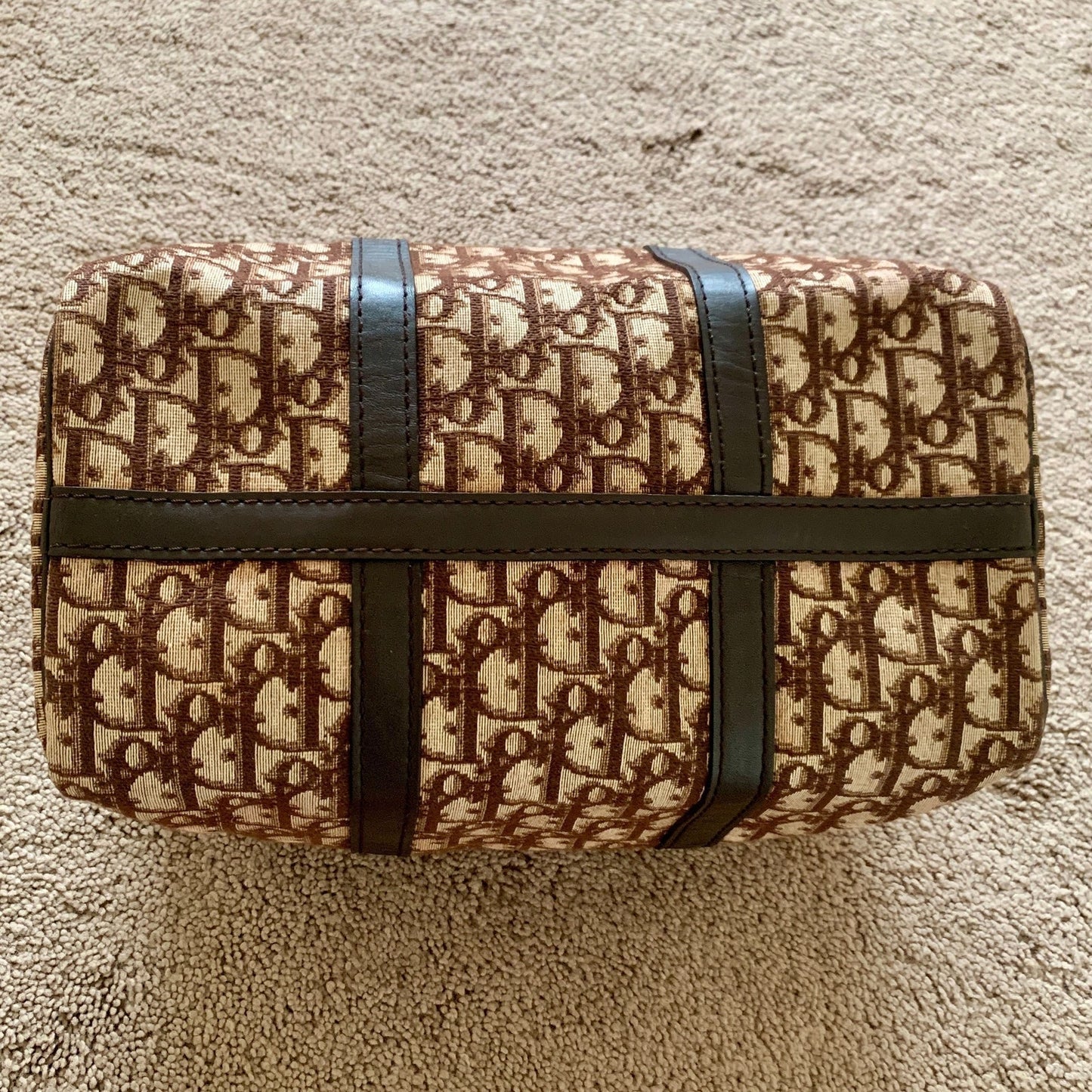 D1008 Christian Dior trotter bowling bag