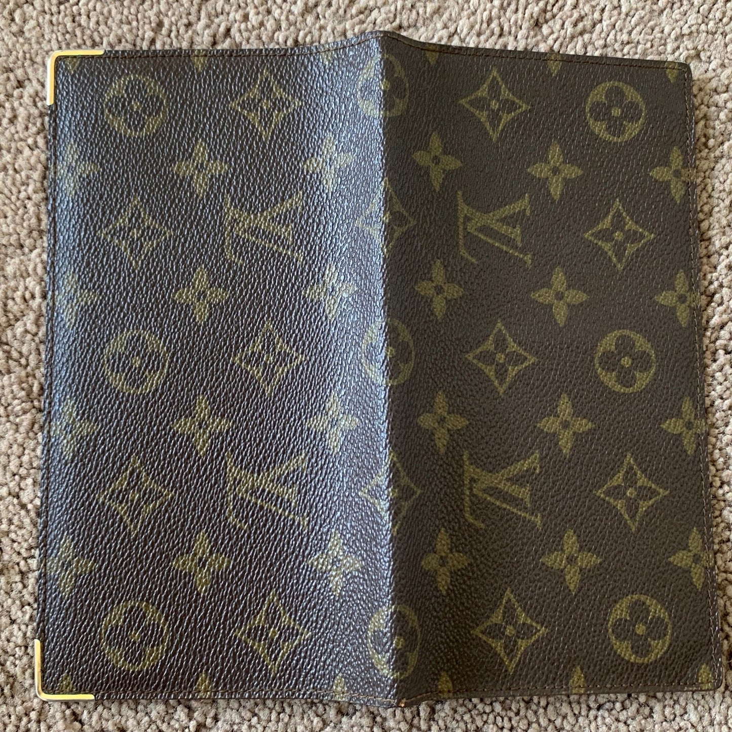 LV1054 Louis Vuitton men's monogram card holder wallet