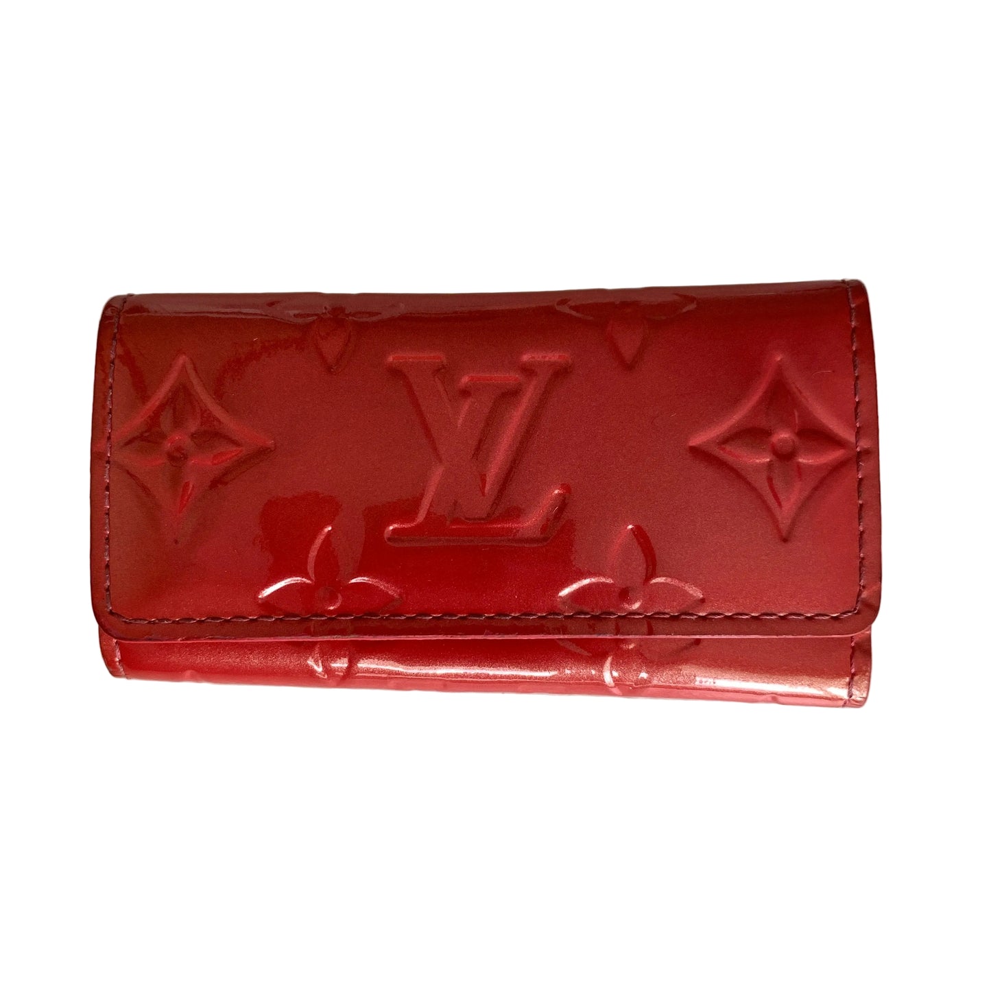 Louis Vuitton monogram pink vernis key holder CA0036 Authentic with COA