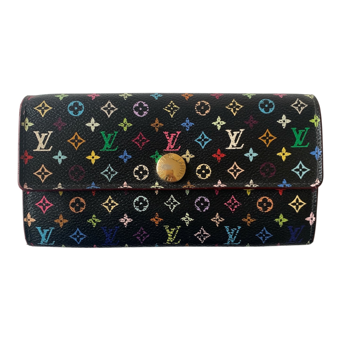 Louis Vuitton murakami multicolor long wallet CA4141 Authentic with COA