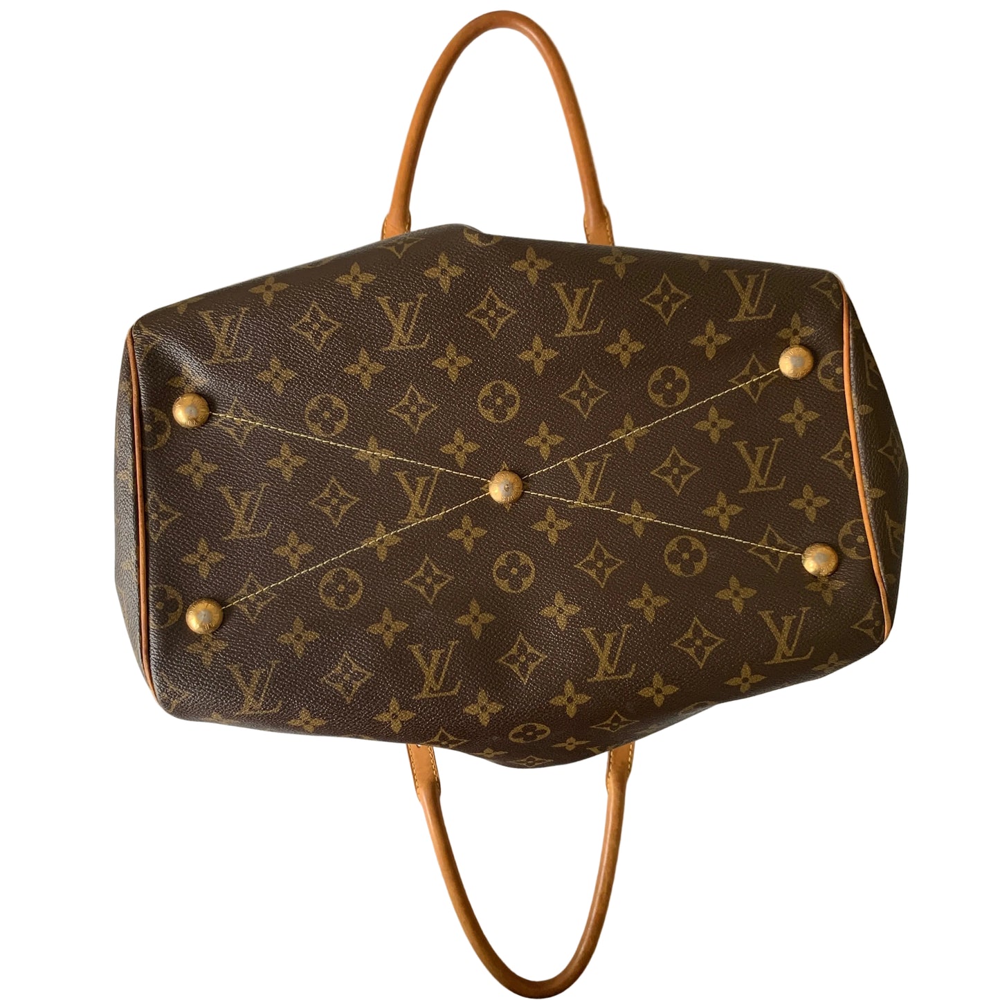 Louis Vuitton monogram tivoli tote shoulder bag authentic with COA