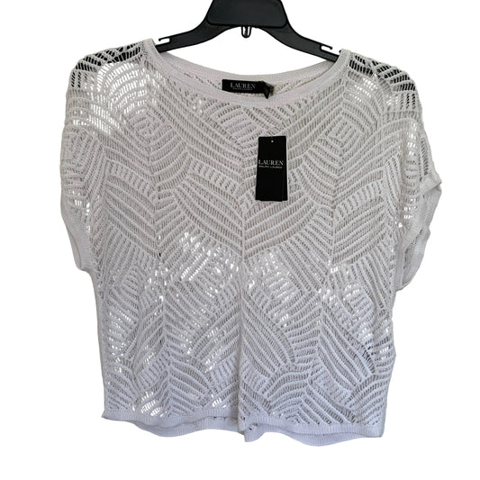 Lauren Ralph Lauren Women’s NWT white knit top size medium