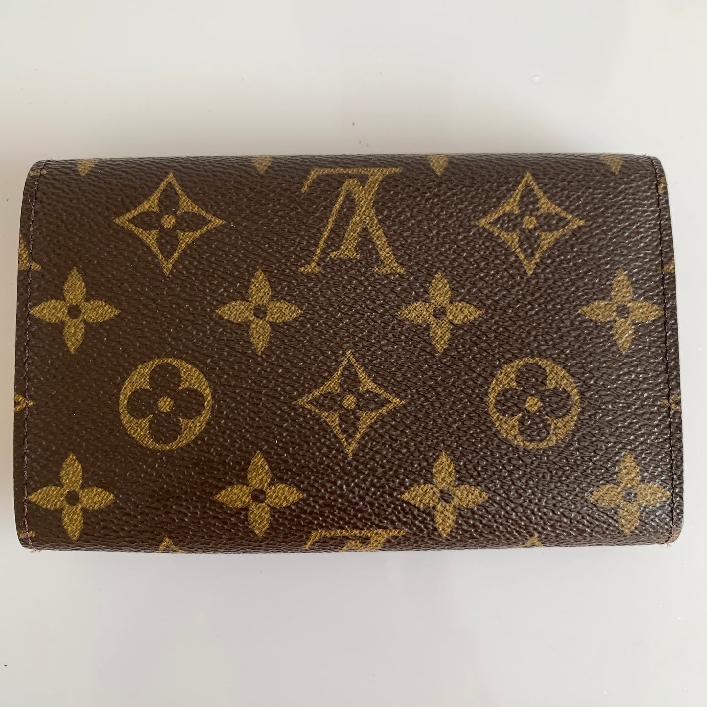 Louis Vuitton monogram compact Wallet ca1918 authentic with COA