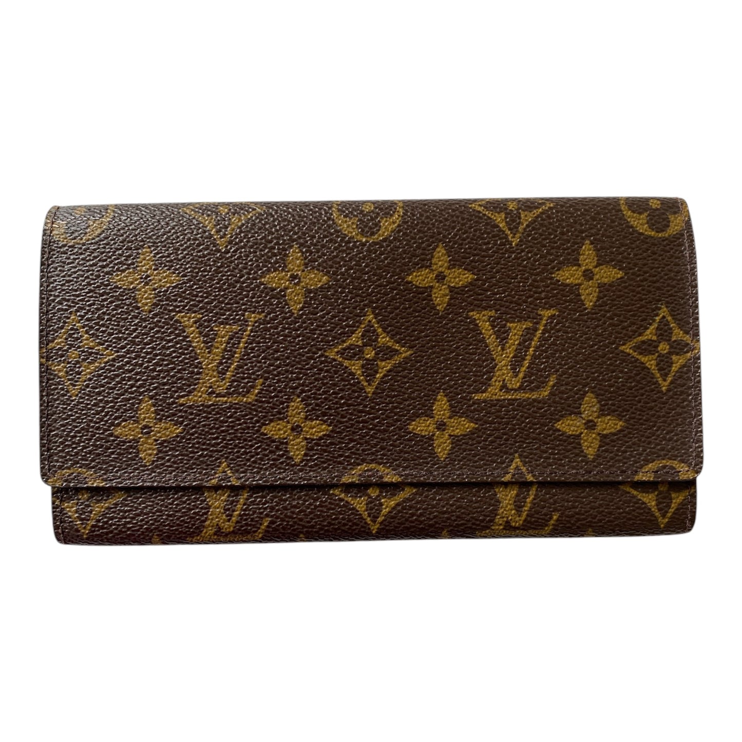 Louis Vuitton monogram long wallet CA0938 Authentic with COA 7x3.8