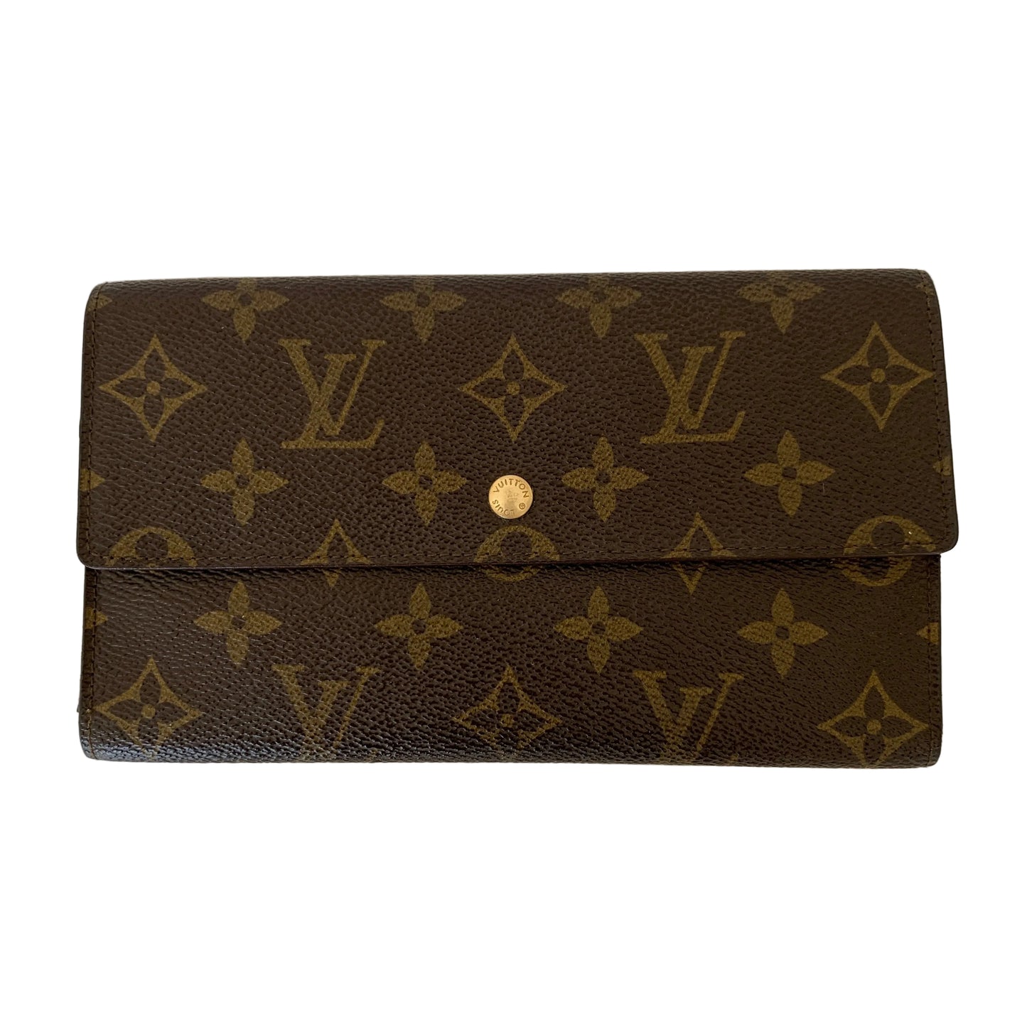 Louis Vuitton monogram Sara long wallet authentic with COA MK9004