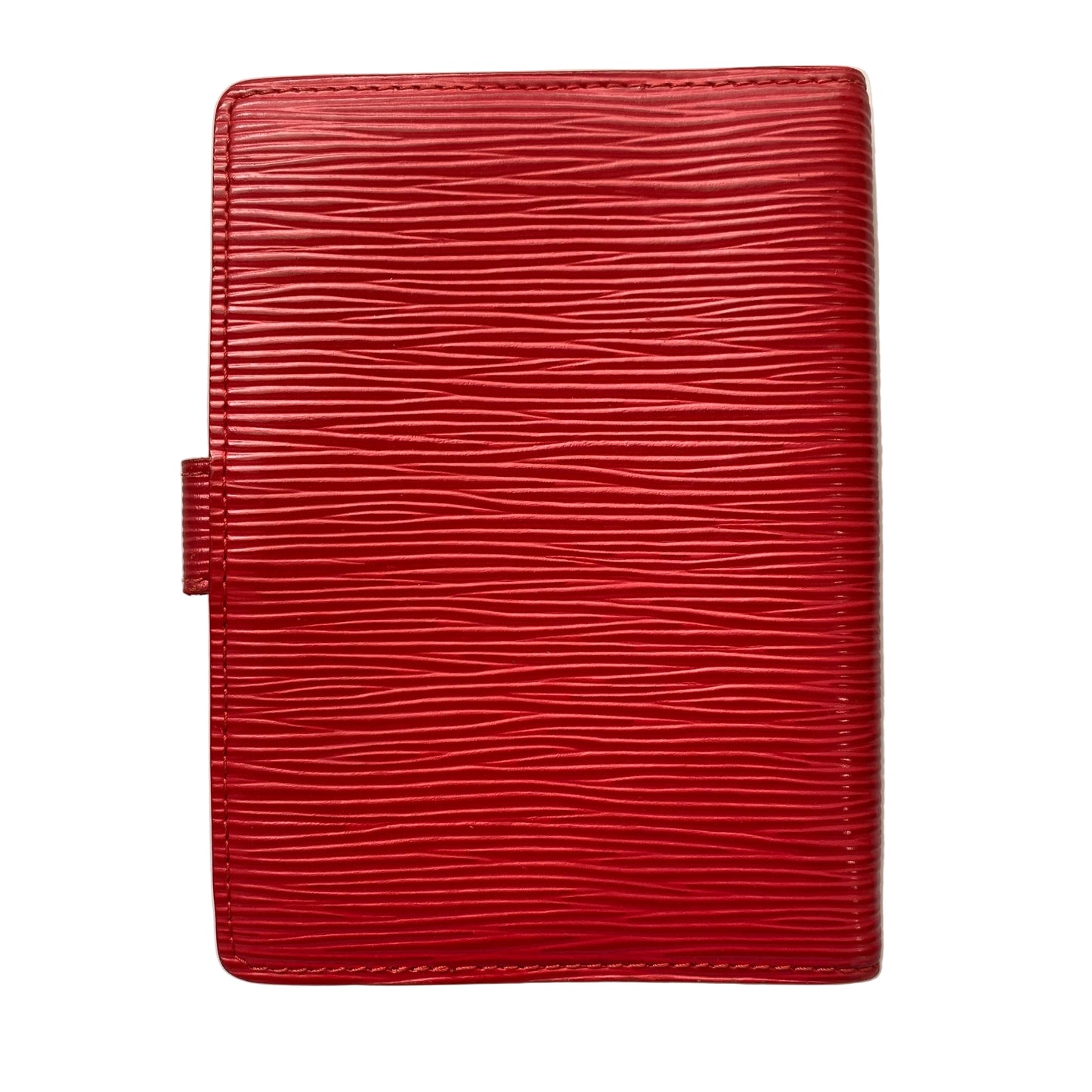 Louis Vuitton red Epi leather agenda PM CA1003 Authentic with COA