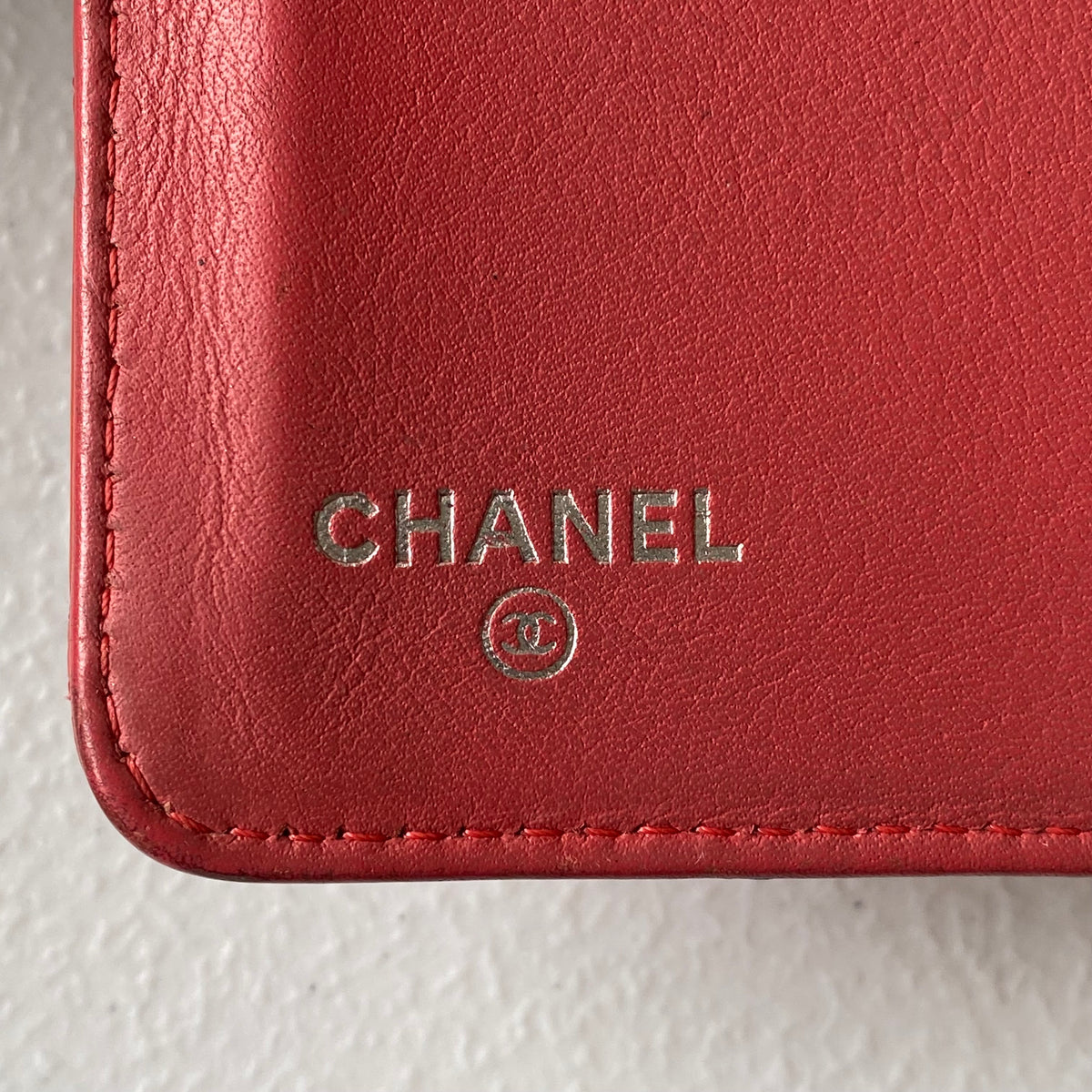 Chanel coco mark patent leather wallet Authentic with COA 5.8x4x1