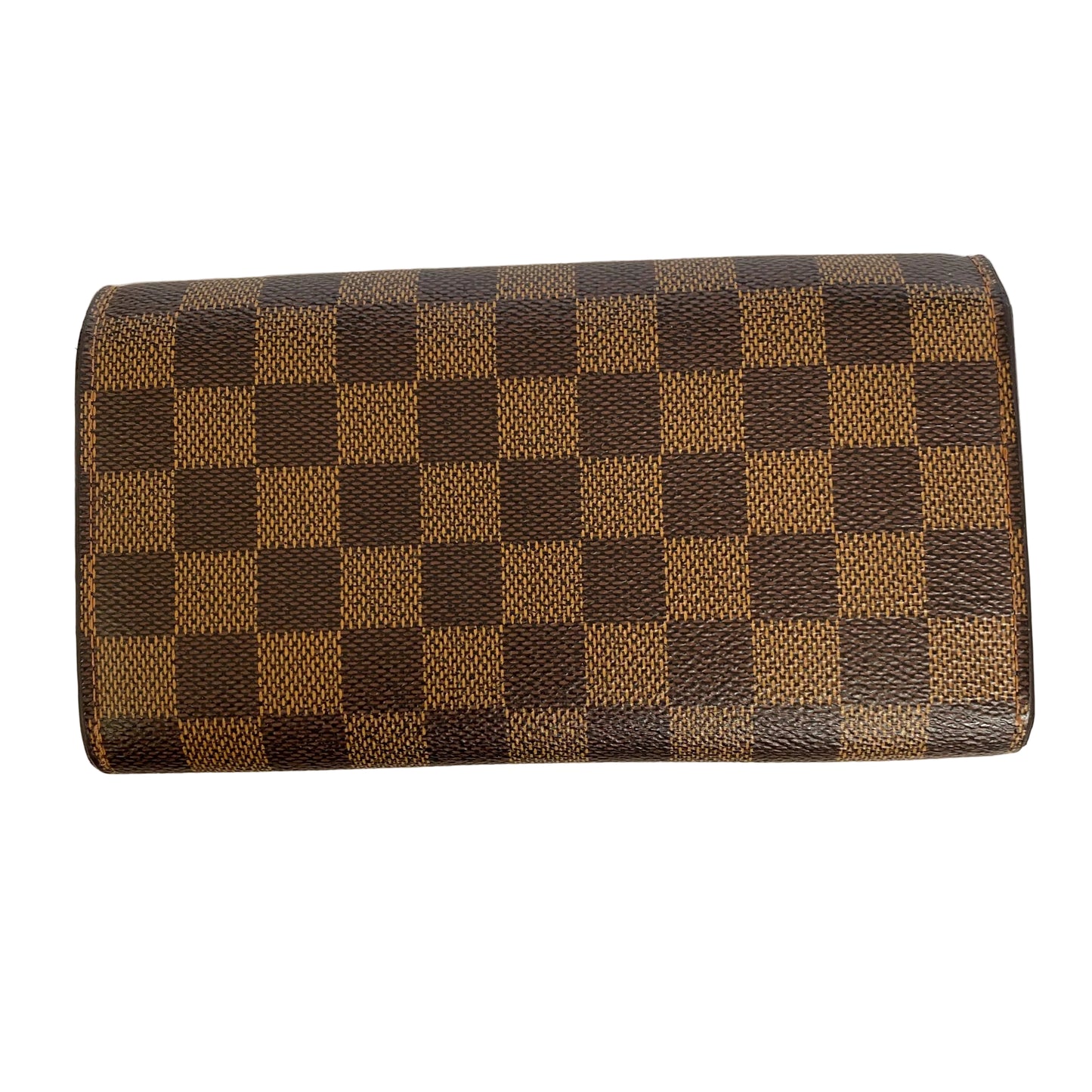 Louis Vuitton damier ebene long wallet CA1025 Authentic with COA 7.3x4.1