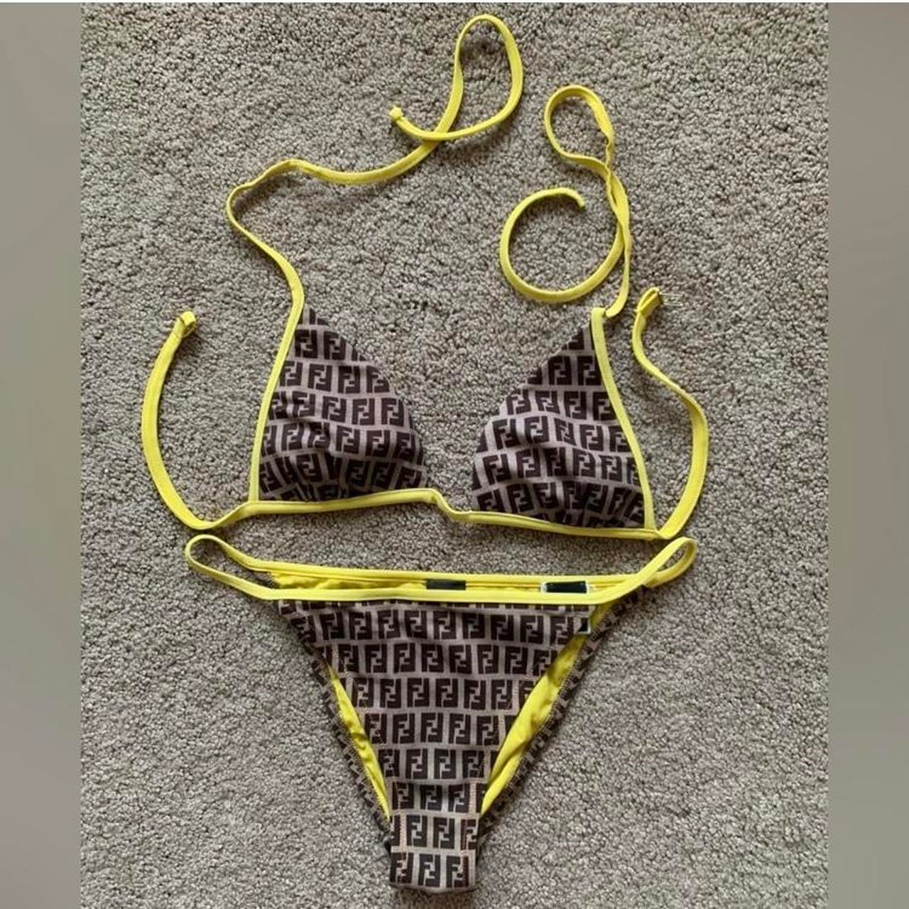 Authentic FENDI Women’s monogram bikini set
