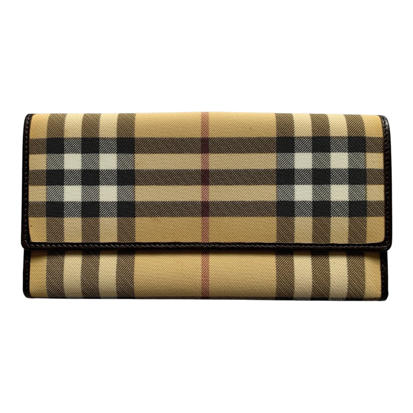Burberry classic check long wallet Authentic with COA