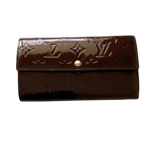 Louis Vuitton vernis long wallet TH2069 authentic with coa