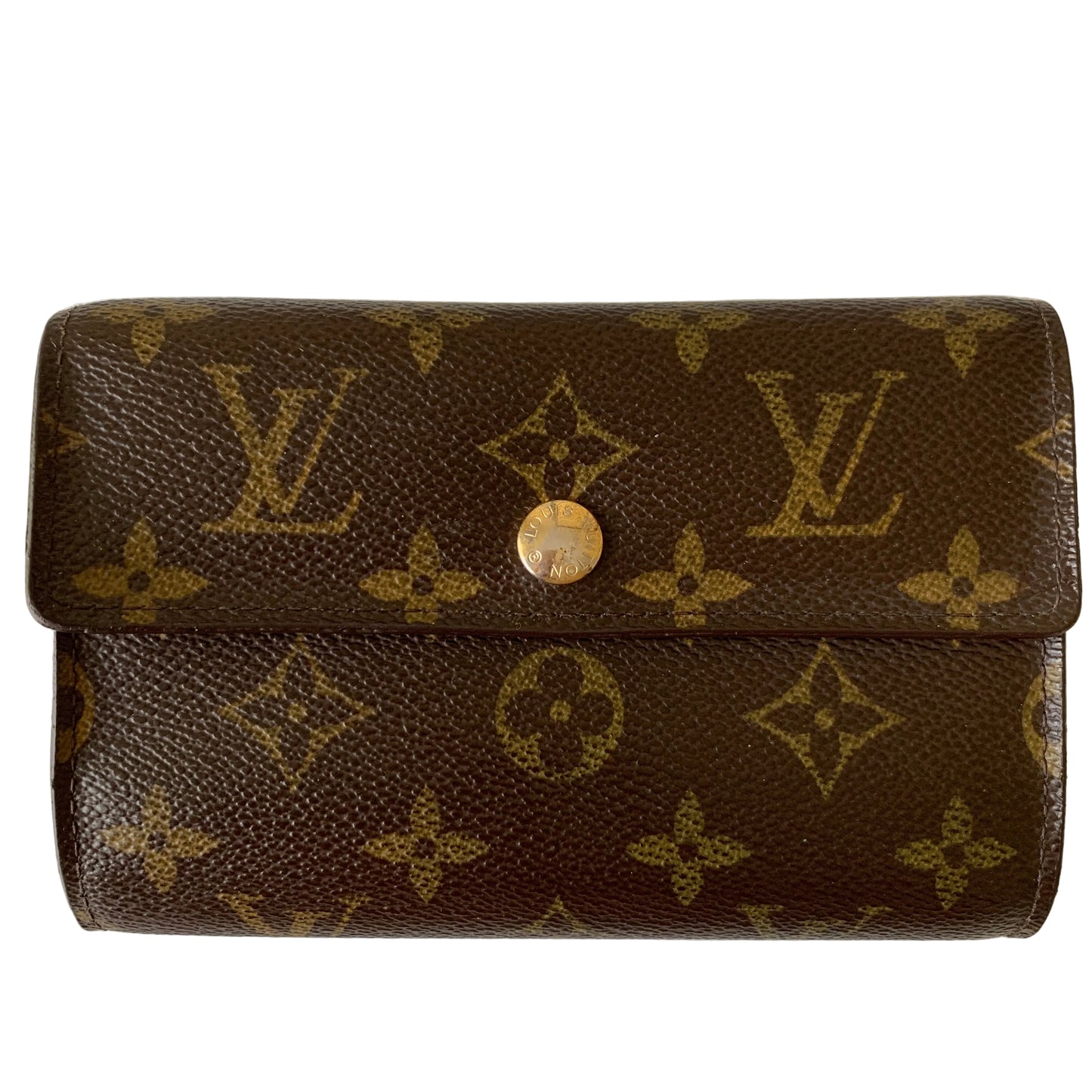 Louis Vuitton monogram wallet CA1048 authentic with COA 3.8x6