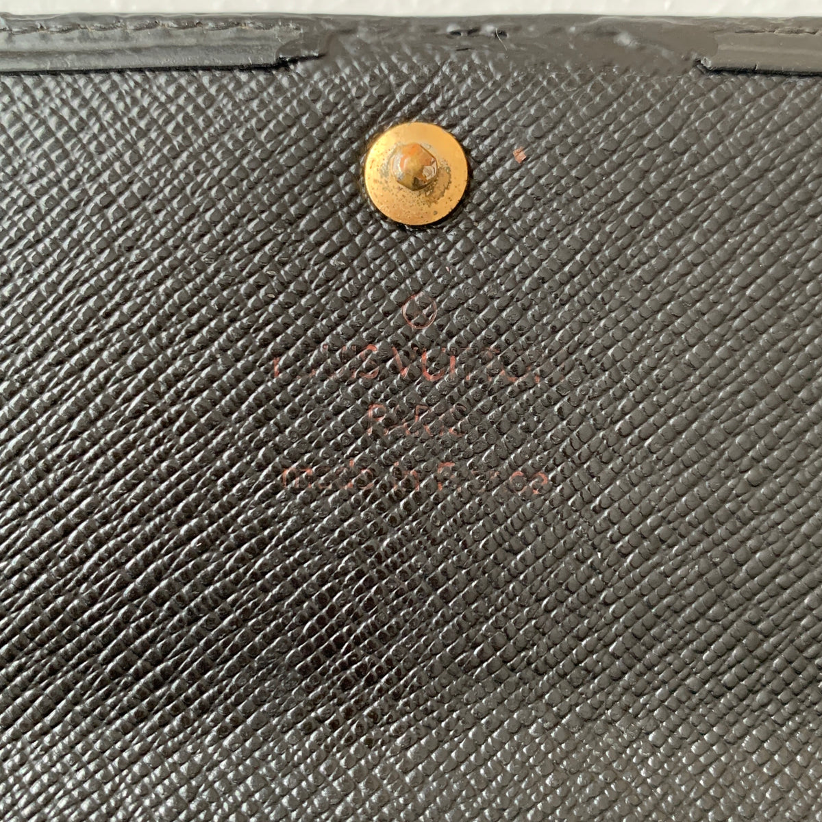 Louis Vuitton black Epi leather long wallet SR0045 Authentic with COA7.5x4.3