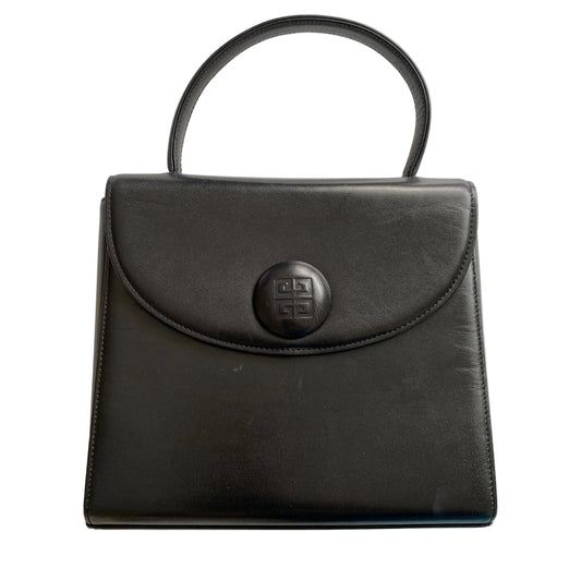 Givenchy 4G logo black leather handbag Authentic with COA