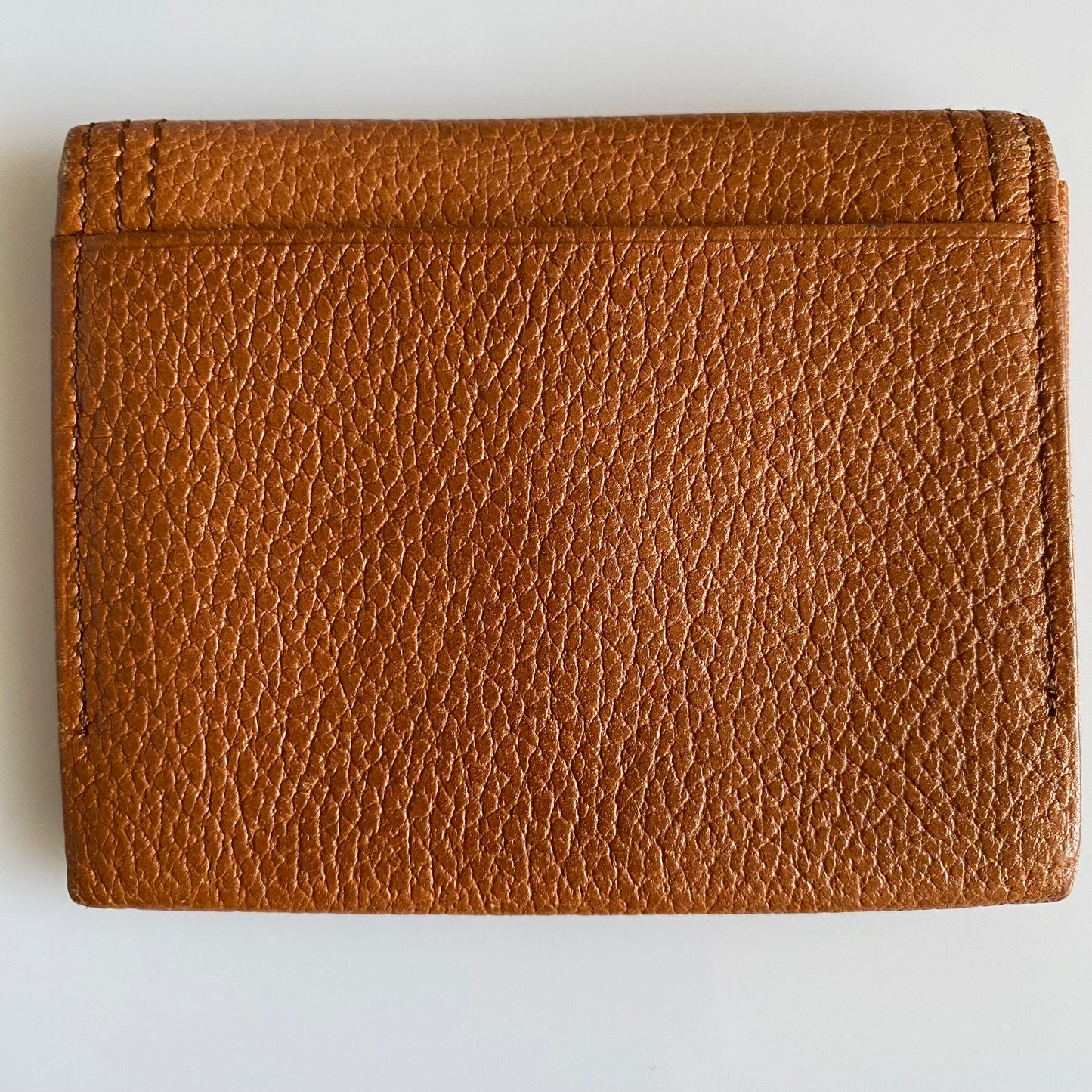Yves Saint Laurent YSL logo brown wallet Authentic with COA