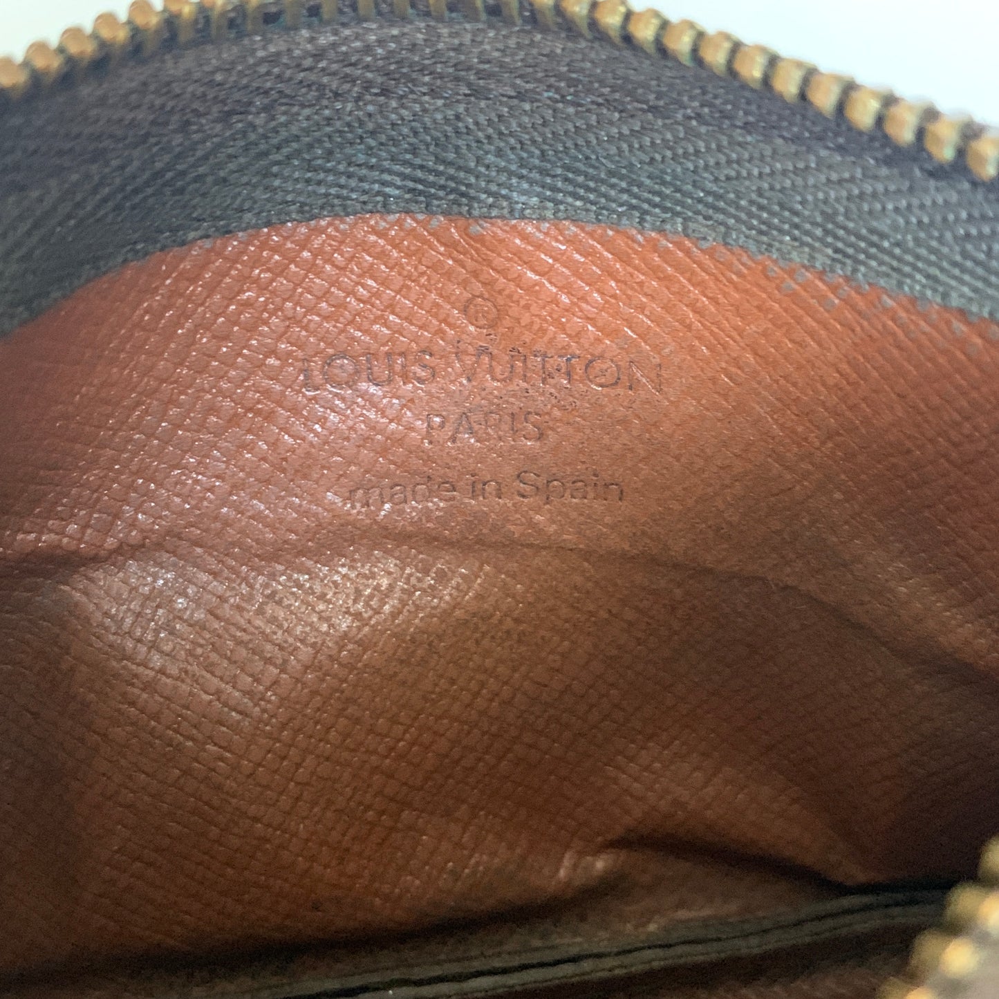Louis Vuitton monogram Pochette Cles  key coin pouch CA0248 Authentic with COA
