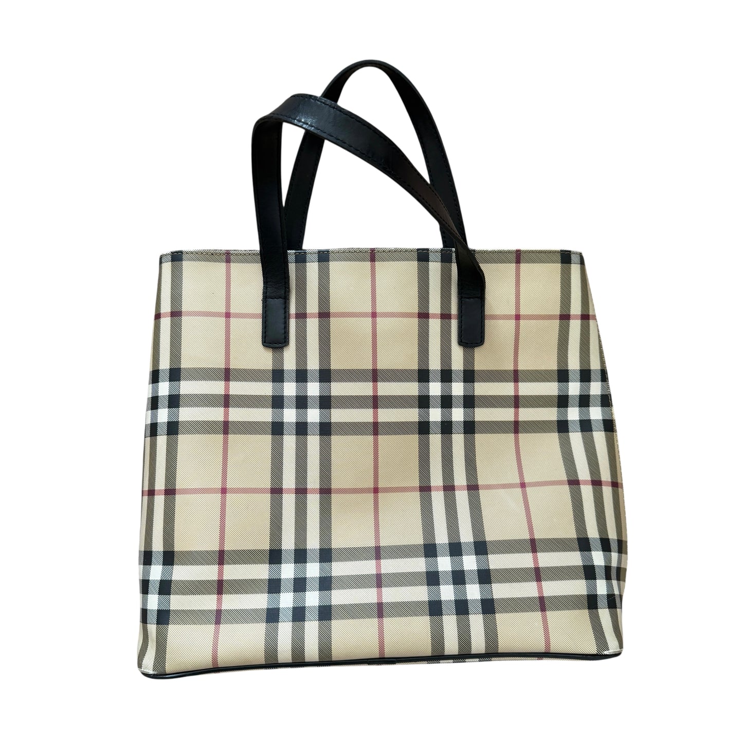 Burberry nova check tote bag authentic with COA