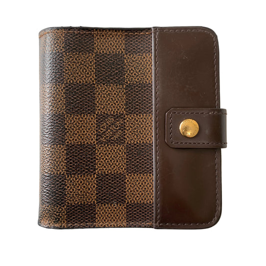 Louis Vuitton damier ebene compact CA0045 wallet Authentic with COA