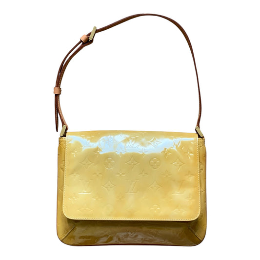 Louis Vuitton monogram yellow vernis BA1010 shoulder bag Authentic with COA