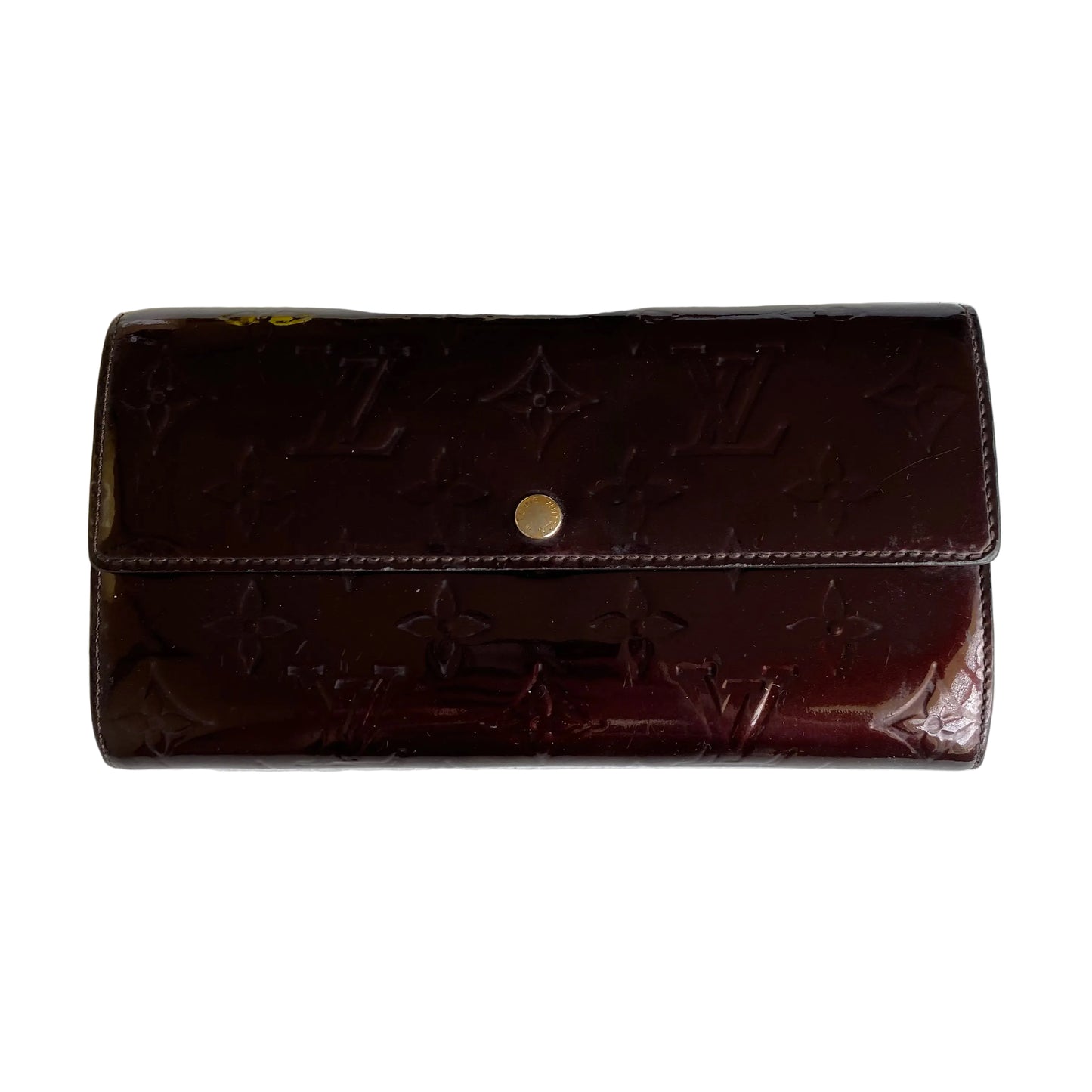 Louis Vuitton long vernis wallet th2069 authentic with coa