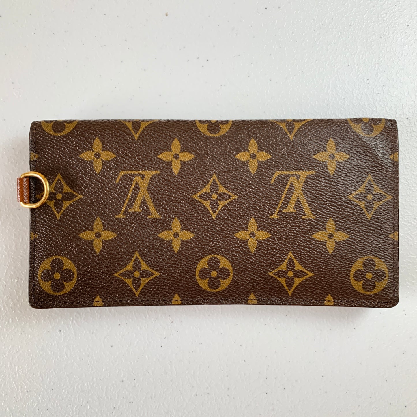 Louis Vuitton monogram long wallet authentic with COA th0025