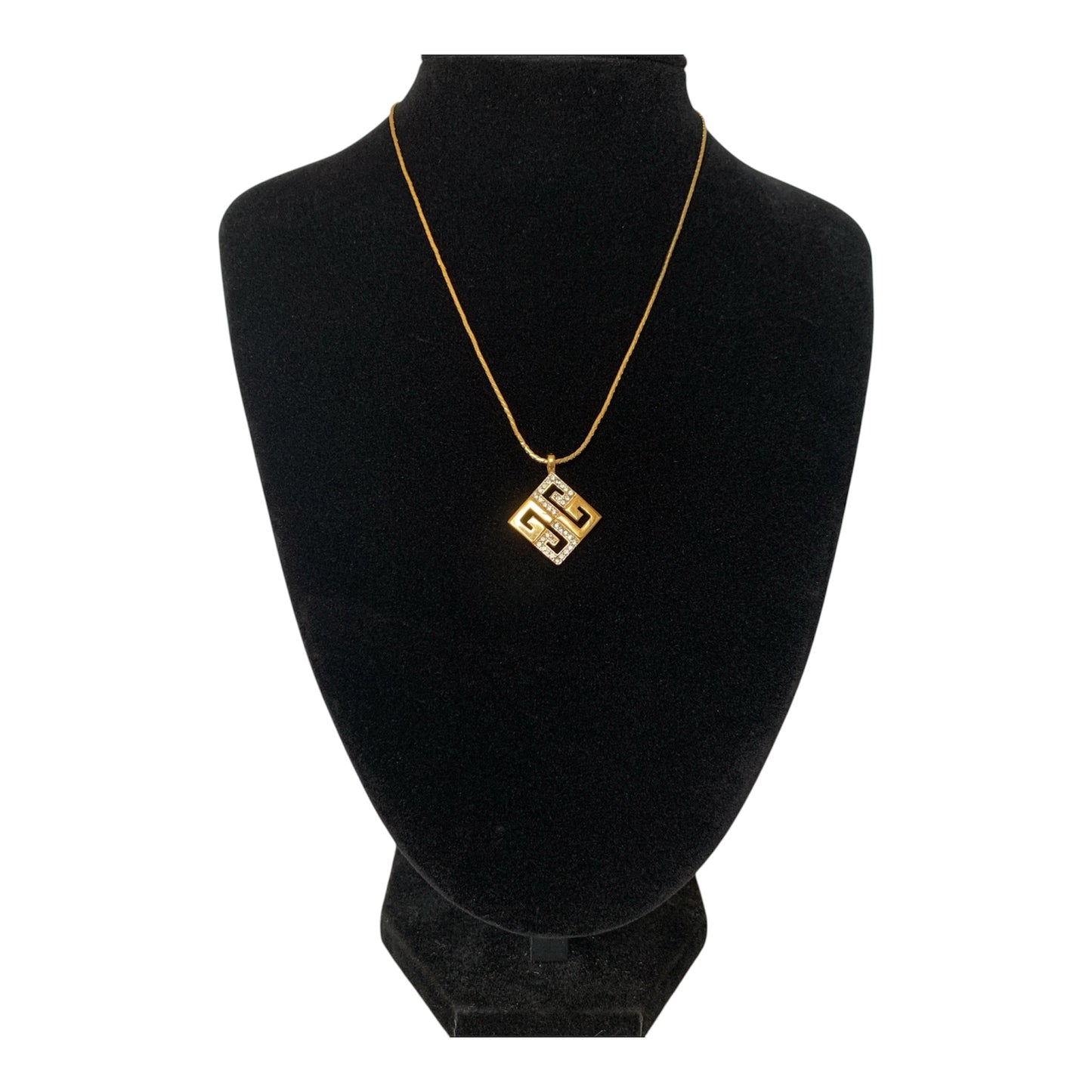 Givenchy 4G logo gold plated necklace Authentic with COA