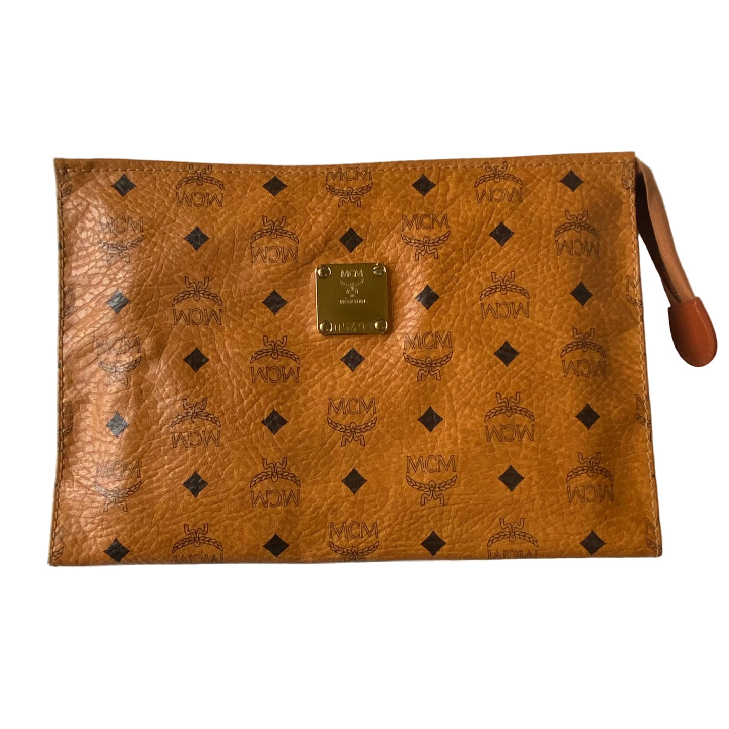 MCM large unisex toiletry clutch bag Authentic with COA 11.3x8