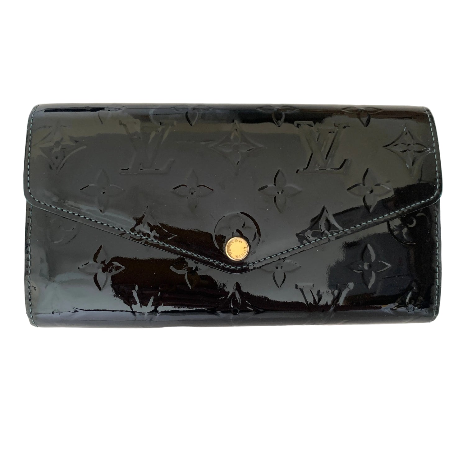 Louis Vuitton sarah vernis long wallet TN1115 Authentic with COA