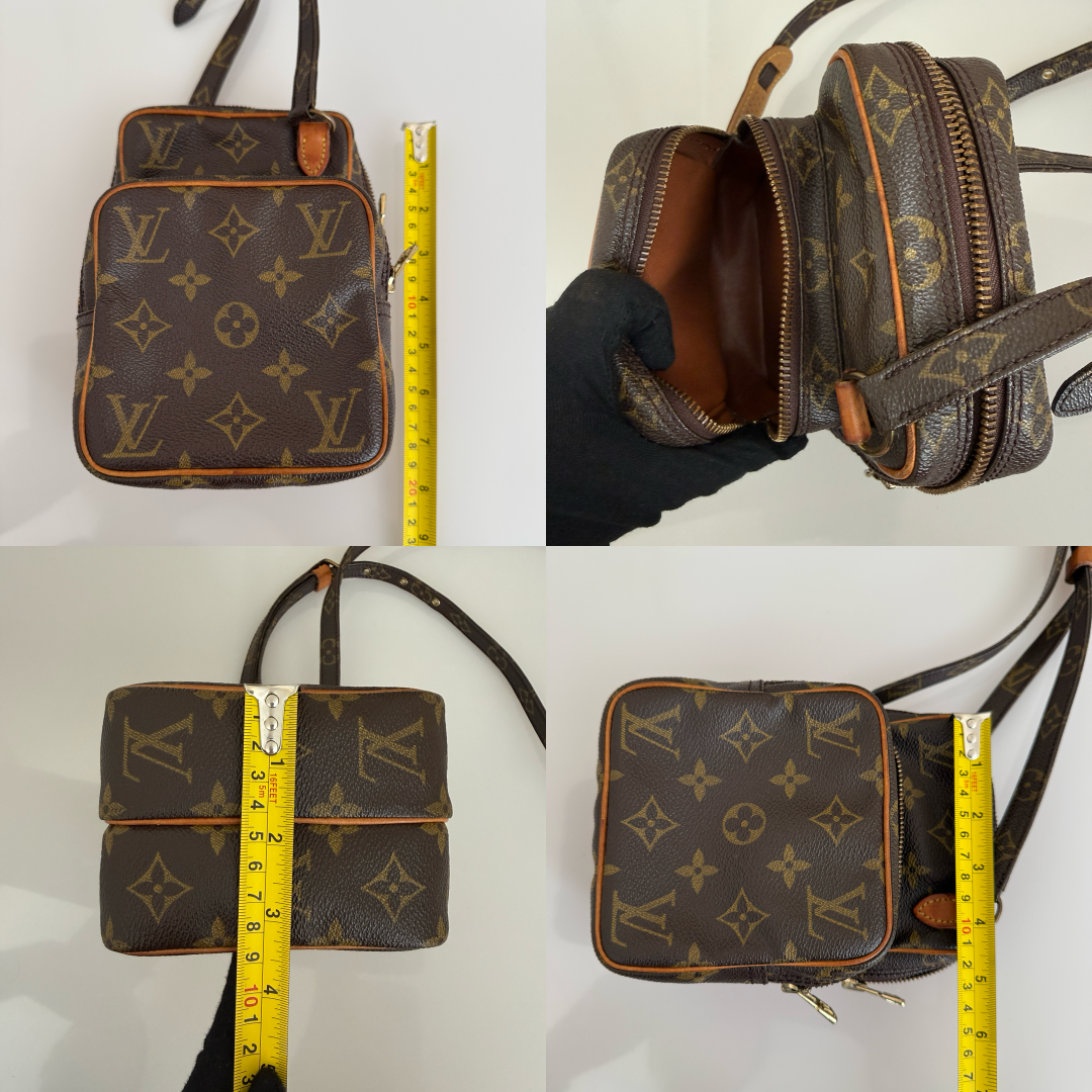 Louis Vuitton Monogram Amazon crossbody bag unisex authentic with COA mini