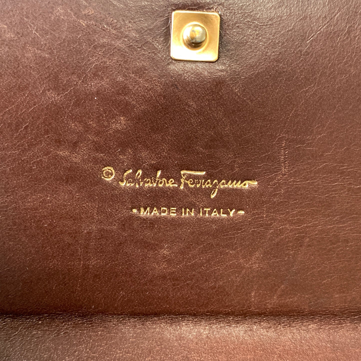 Ferragamo gancini logo long wallet Authentic with COA