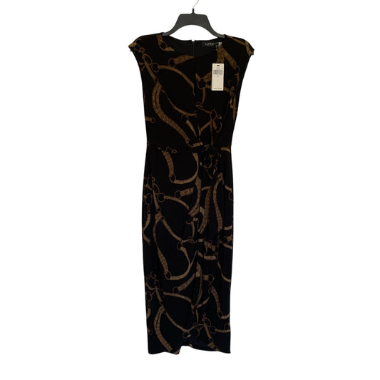 Lauren Ralph Lauren Women’s NWT sleeveless dress black & tan women’s size 6