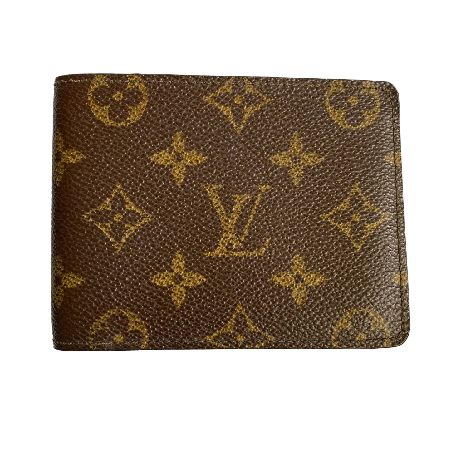 Louis Vuitton monogram men bifold wallet 884ra authentic with coa