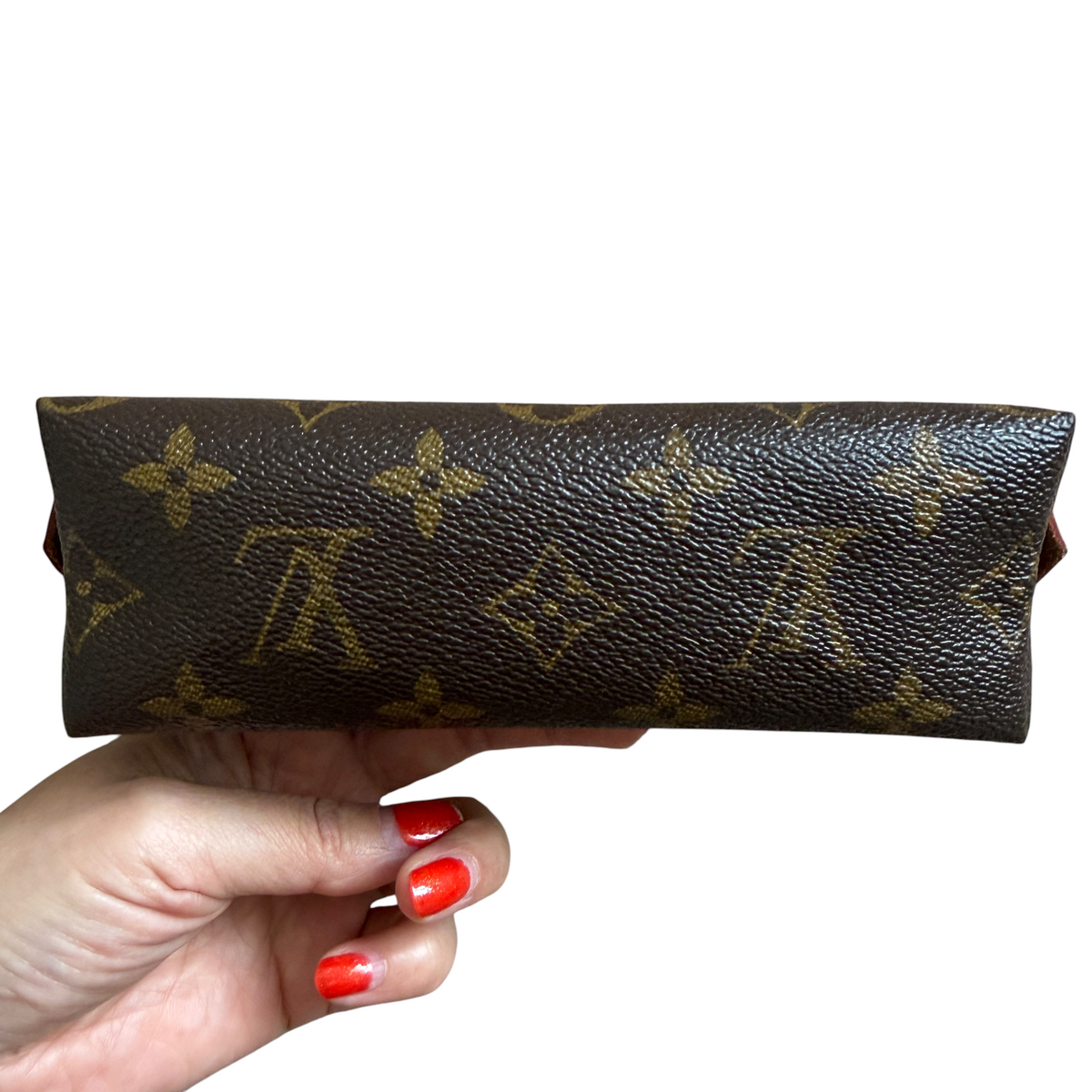 Louis Vuitton monogram cosmetic pouch CA0074 Authentic with COA 7.5x4.7