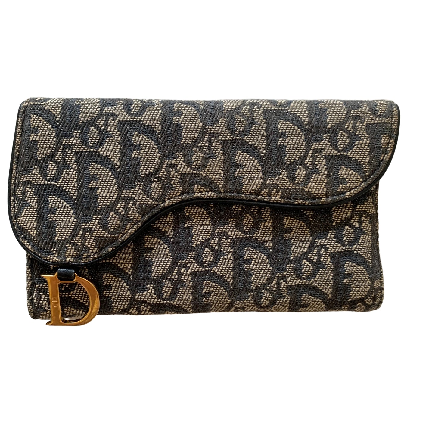 Dior women’s saddle trotter Wallet authentic with COA