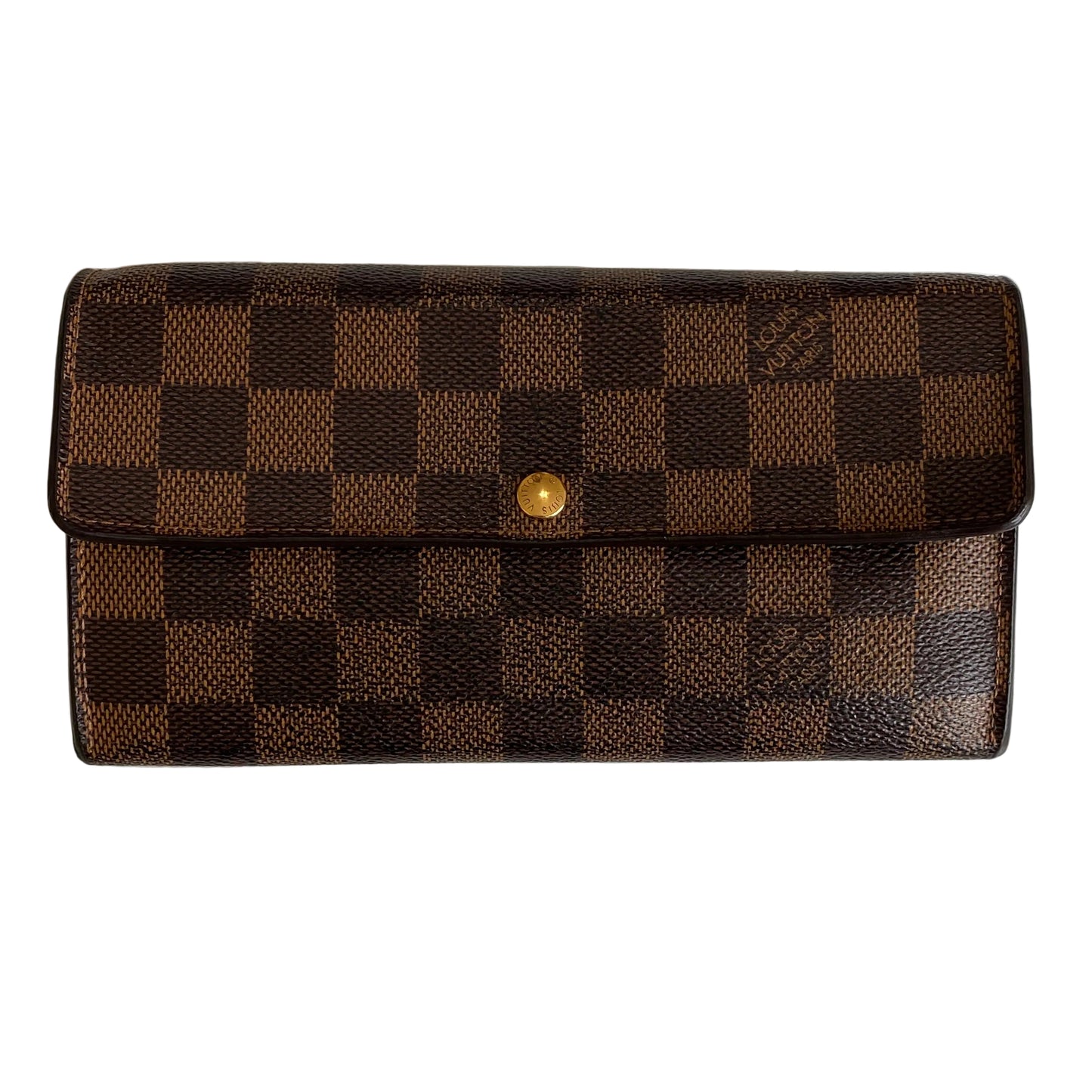 Louis Vuitton damier long wallet ca3181 authentic with coa
