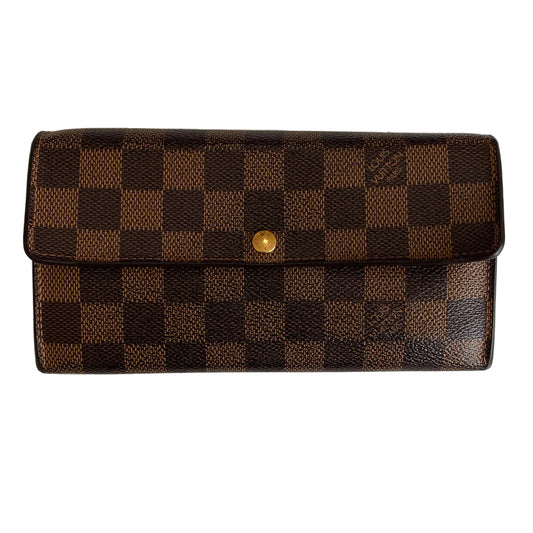 Louis Vuitton damier long wallet ca3181 authentic with coa