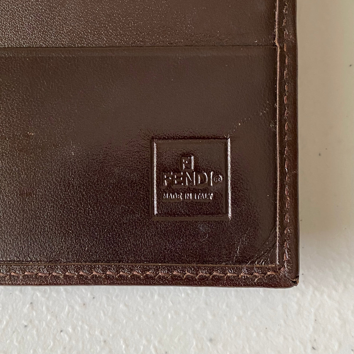 Fendi zucca monogram long wallet Authentic with COA 7.3x4