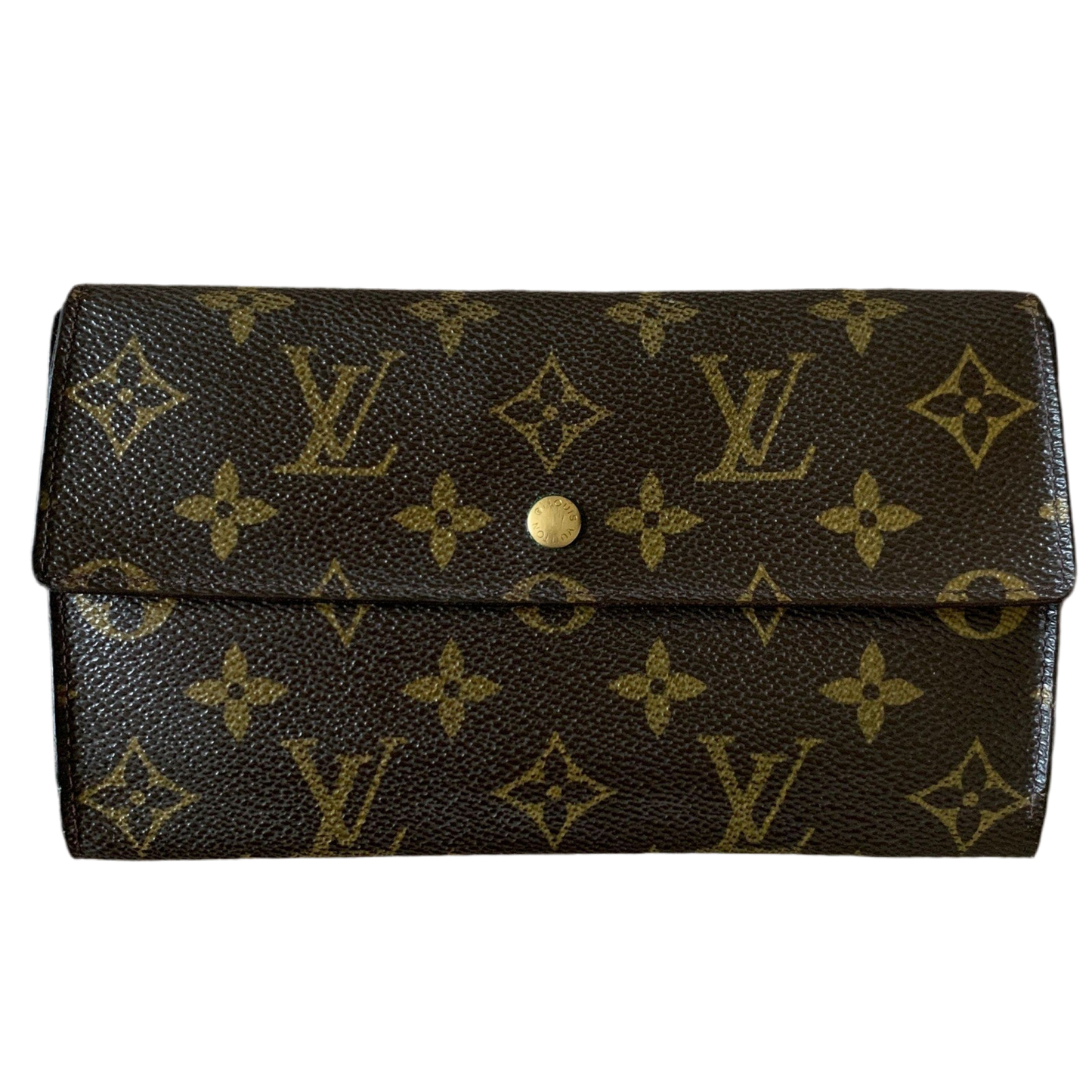 LV1016 Louis Vuitton women's long Sarah monogram wallet