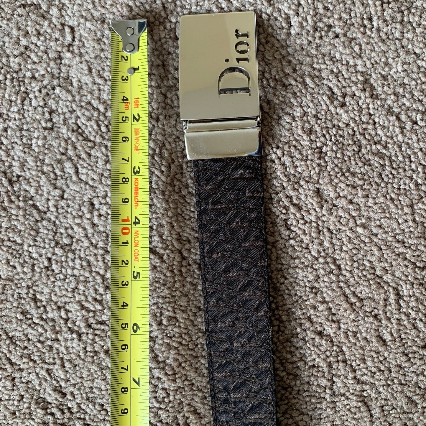 Authentic Christian Dior unisex reversible 90 cm 36 inch brown trotter Belt