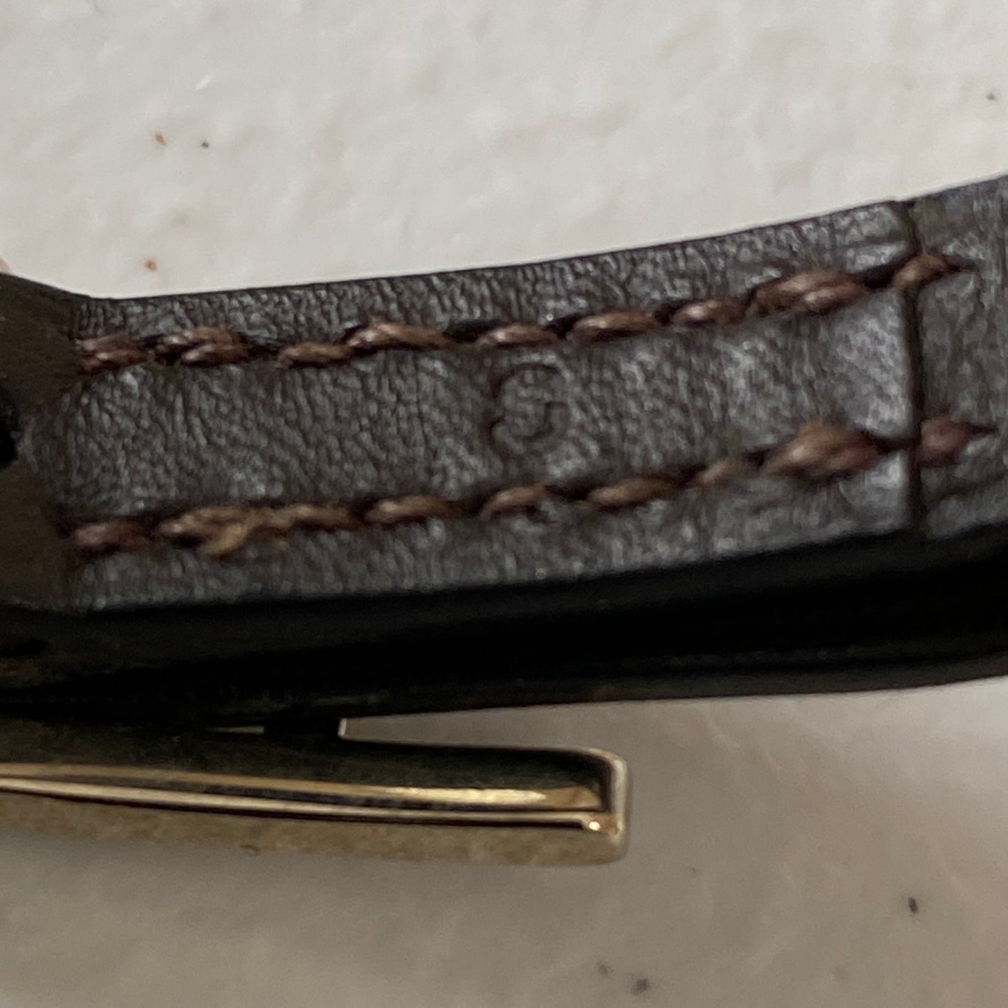 Hermes leather Bracelet Authentic with coa