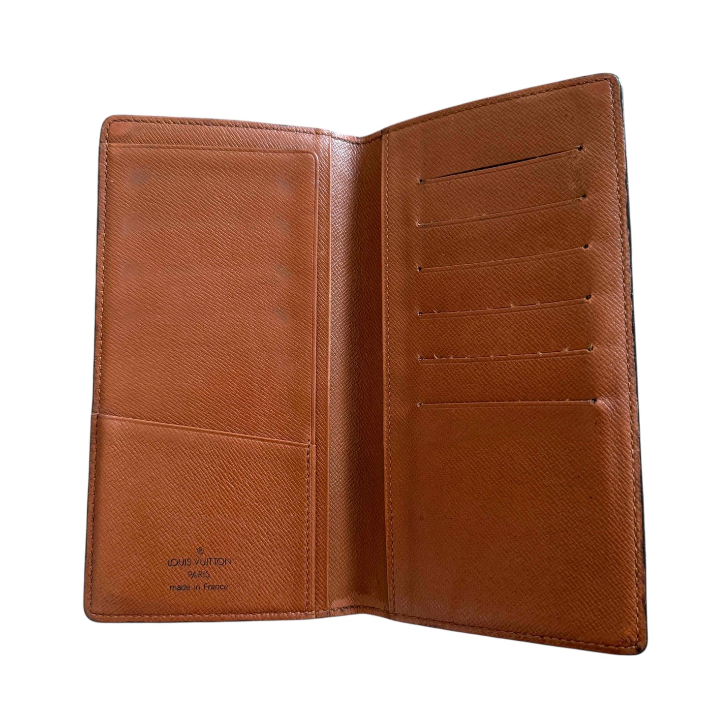 Louis Vuitton monogram long Brazza wallet unisex authentic with COA CT0968