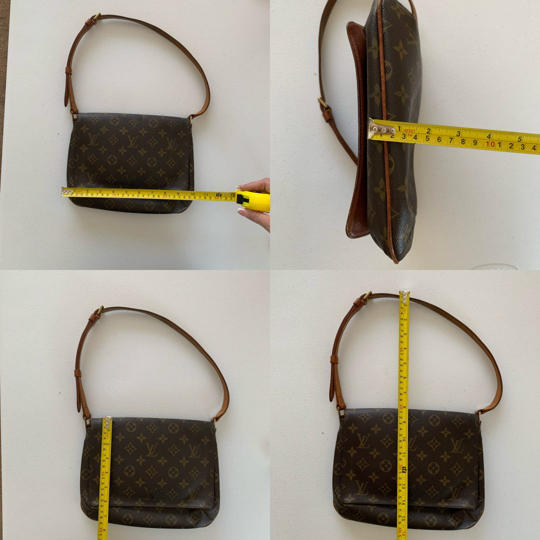 Louis Vuitton monogram musette tango shoulder bag authentic with COA