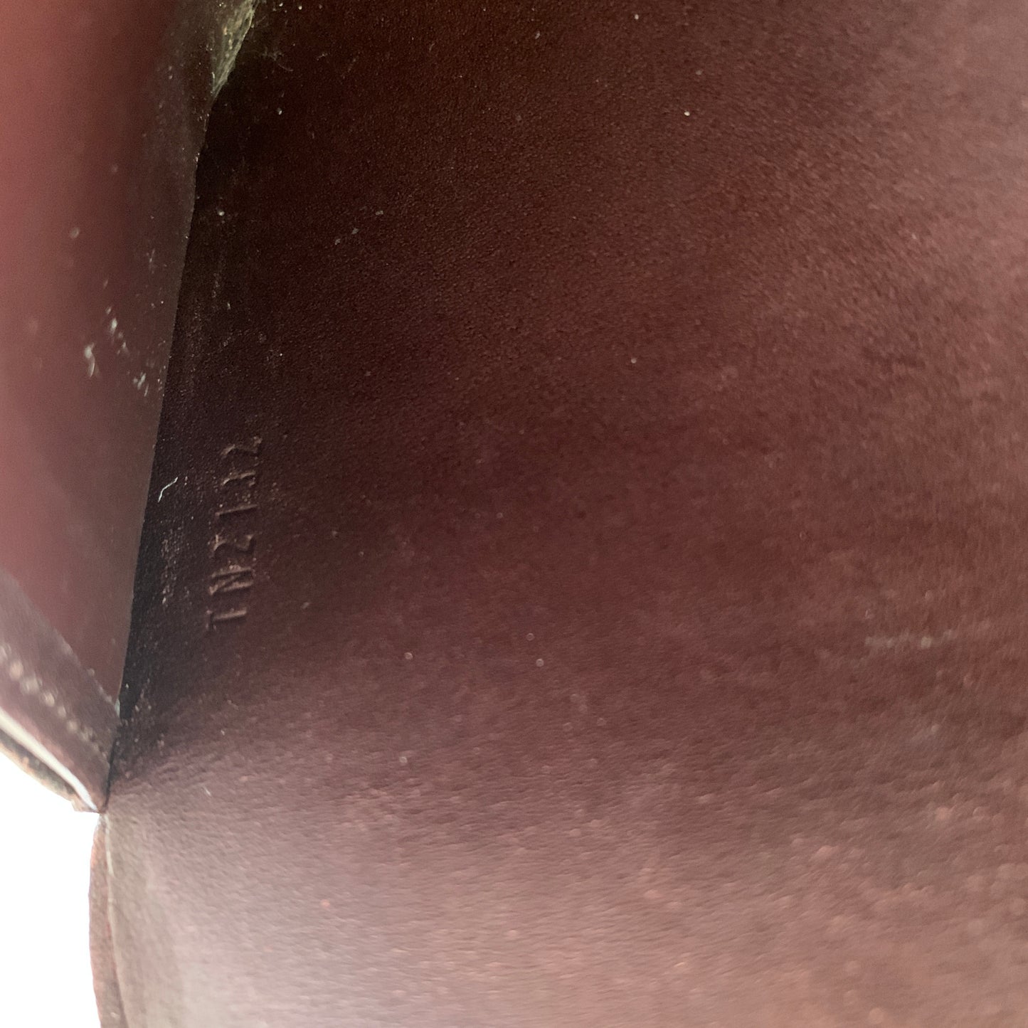 Louis Vuitton monogram vernis amarante patent leather women’s long wallet authe