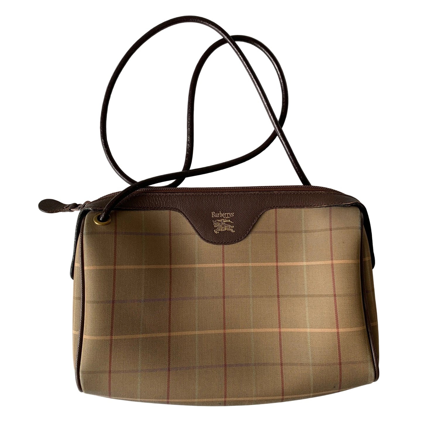 Burberry vintage check crossbody bag authentic with COA 10x6.7x2.5