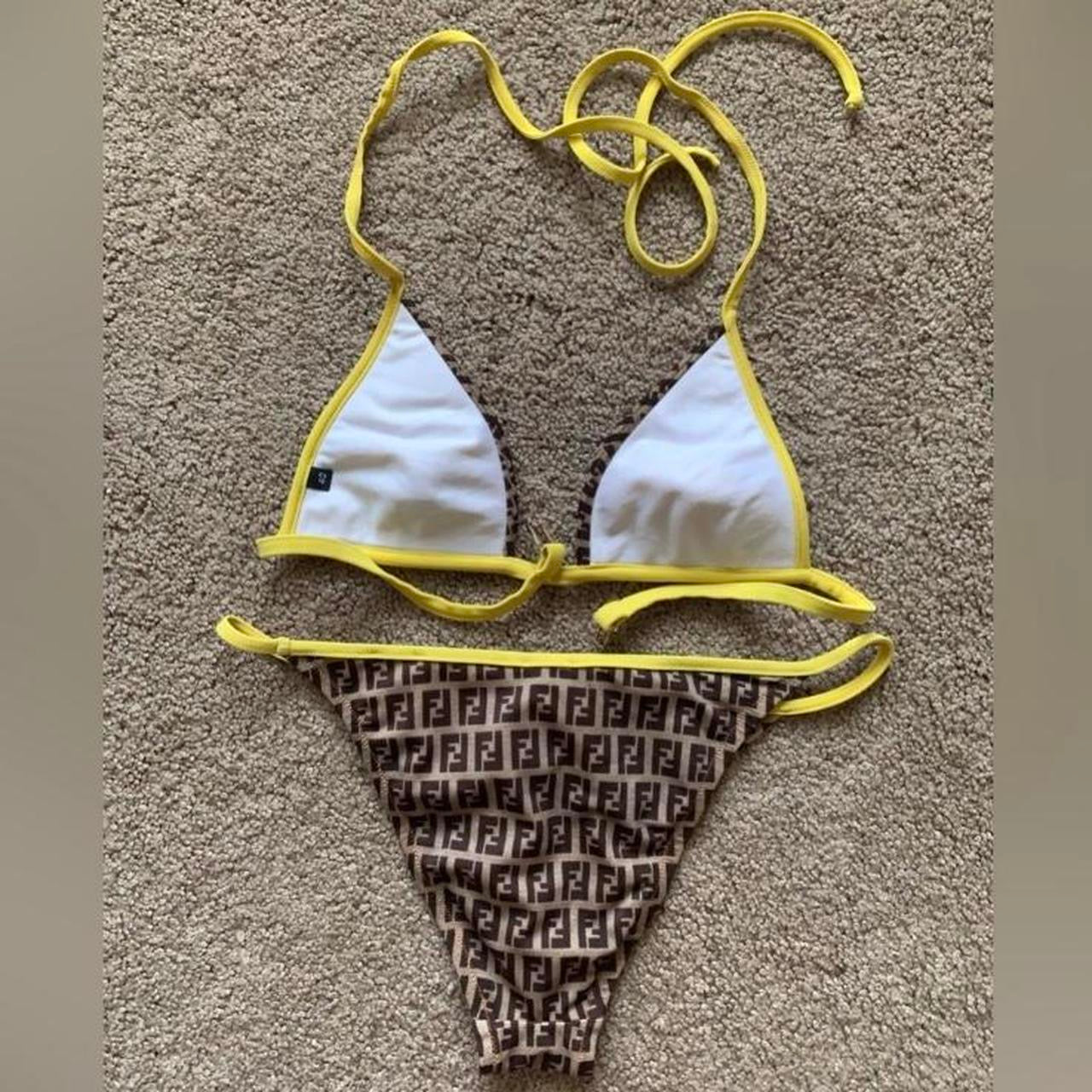 Authentic FENDI Women’s monogram bikini set