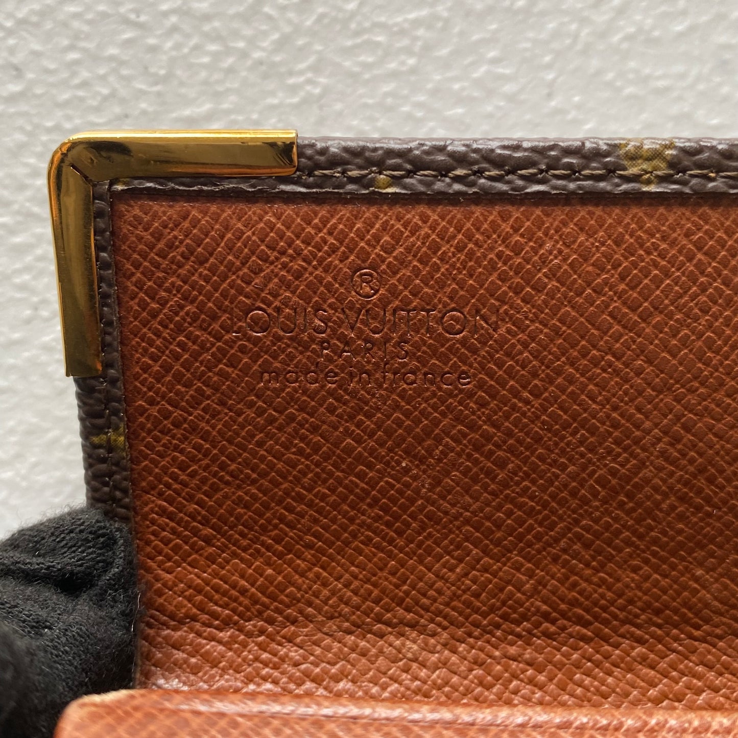 Louis Vuitton monogram compact wallet 874RA Authentic with COA 5.1x3.3