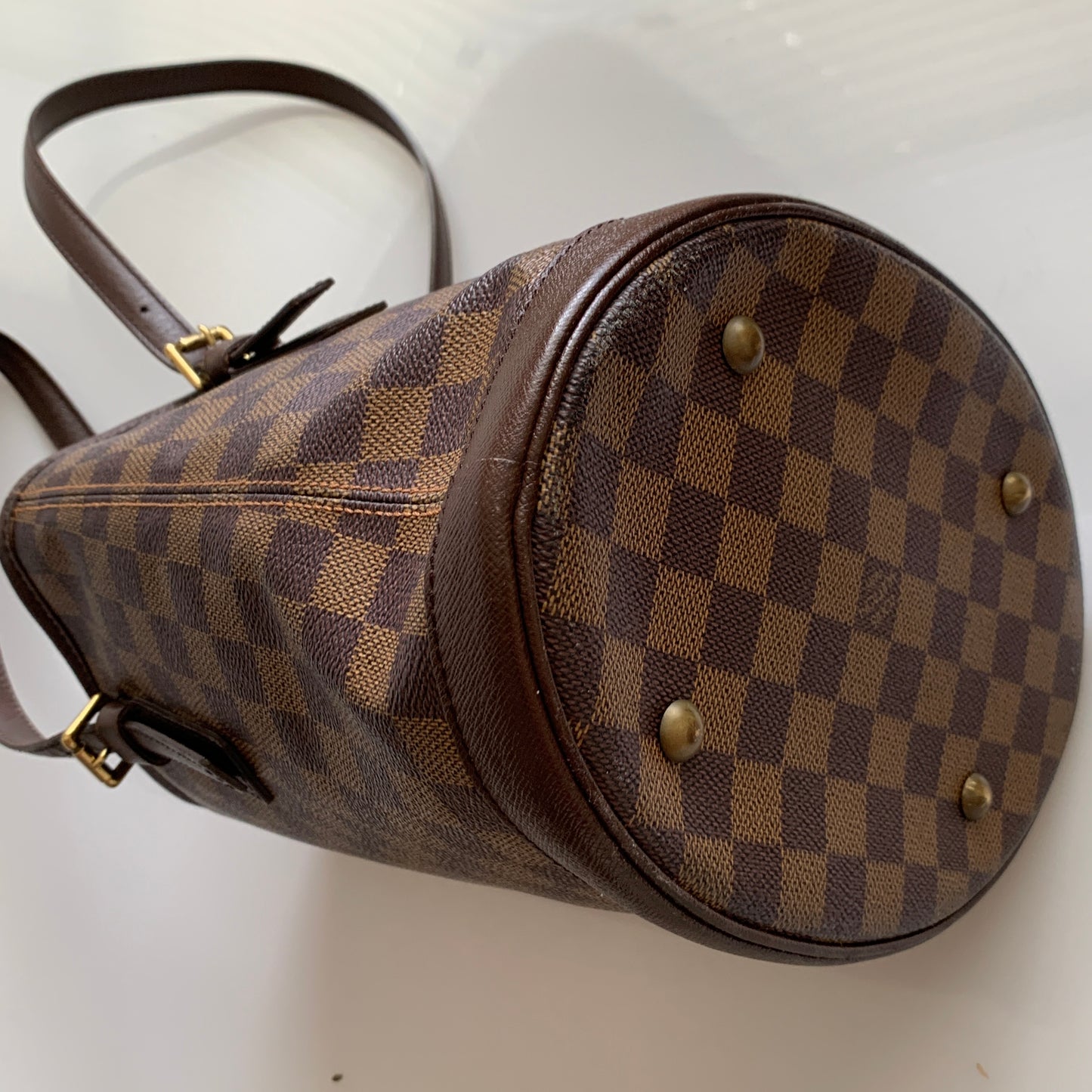 Louis Vuitton damier bucket bag PM SP1001 authentic with COA