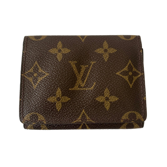 Louis Vuitton monogram unisex card holder CA0052 Authentic with COA 4x3.2