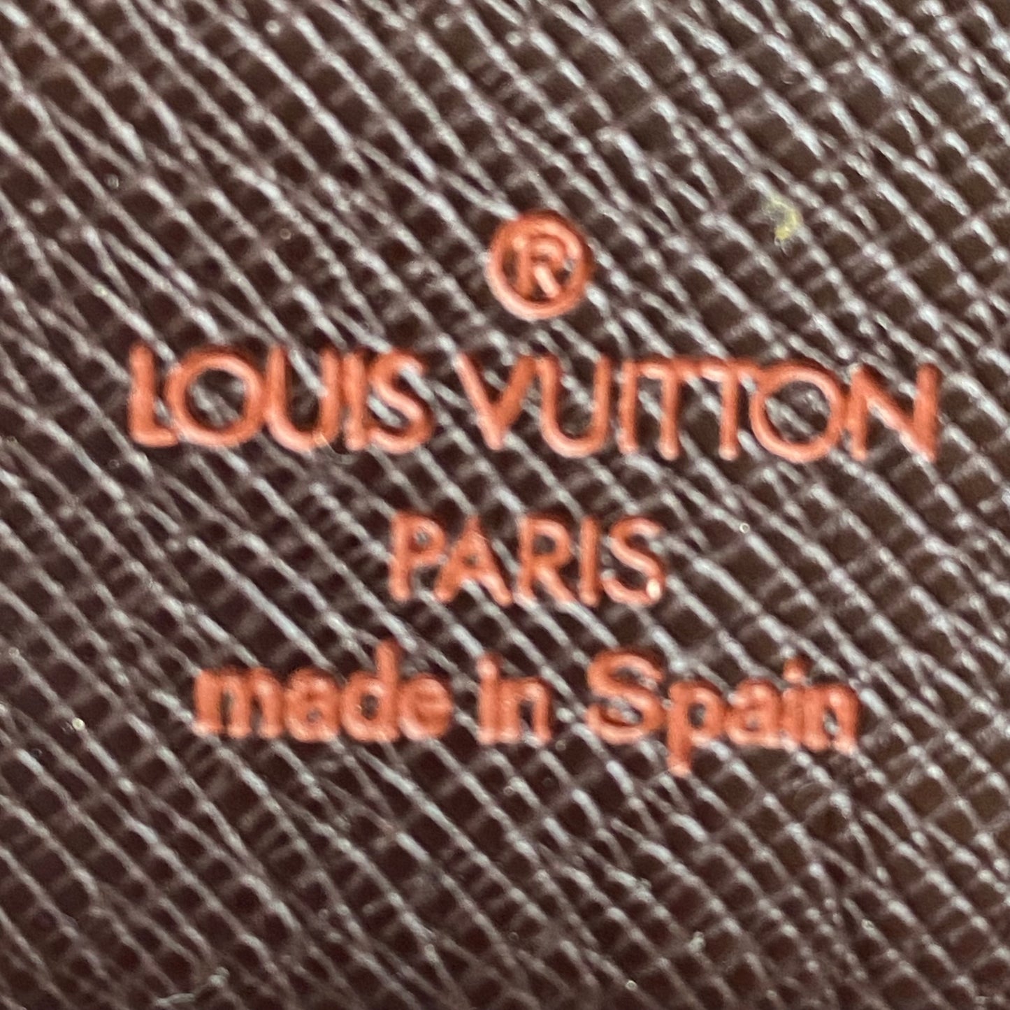 Louis Vuitton damier ebene agenda PM CA1909 authentic with coa